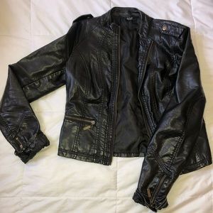 Faux Leather Jacket